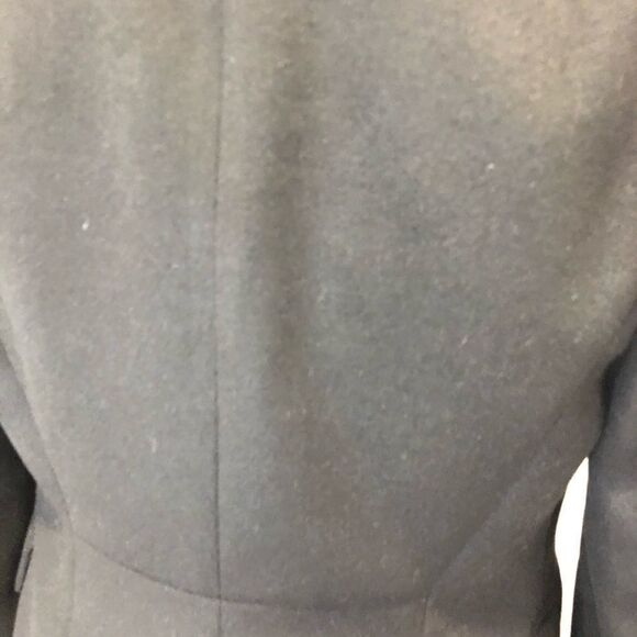 Topshop black double breasted over coat pea coat size 2 - Picture 8 of 16